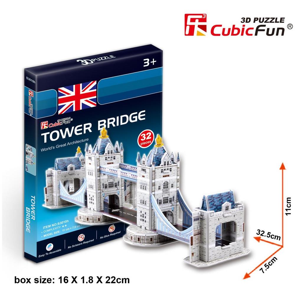 Puzzle 3d Monumenti S: Tower Bridge - Foto 1