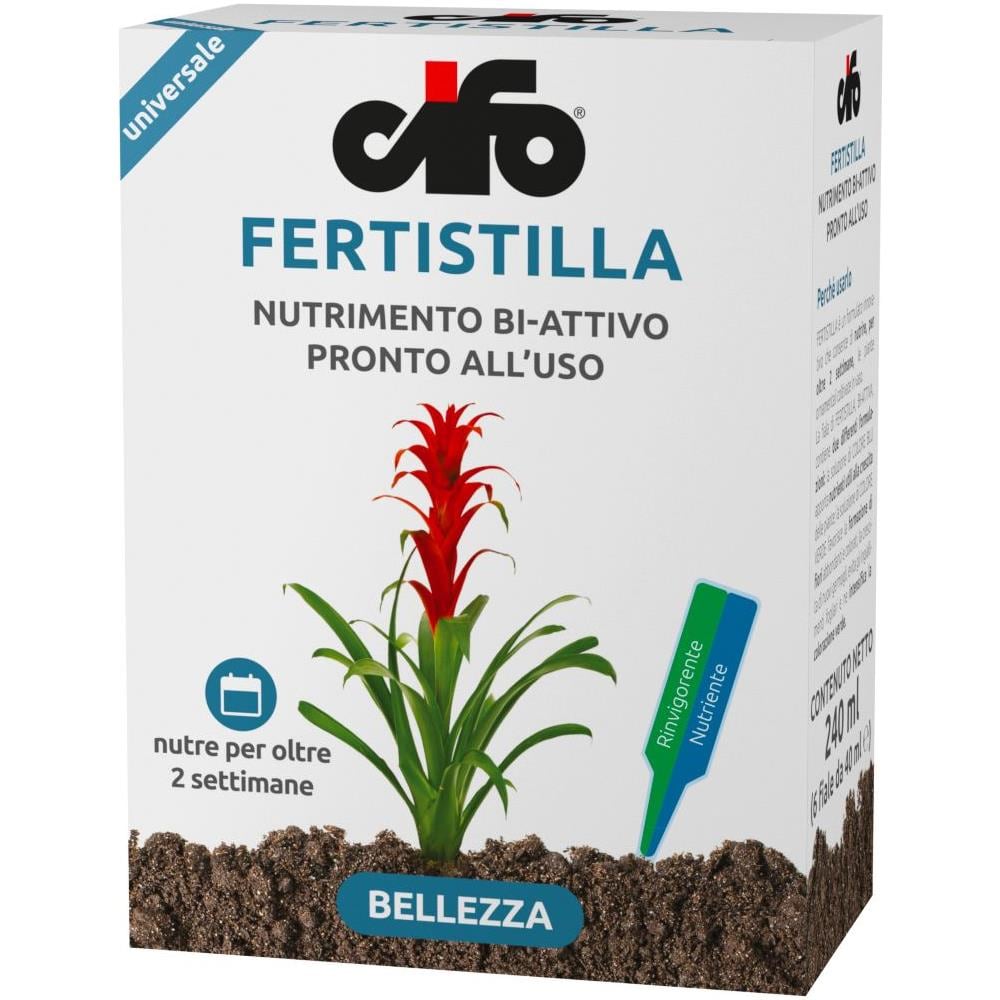 Nutrimento Bi-attivo Fertistilla Piante Verdi E Fiorite - 6 Fiale Da 40 Ml - Foto 1