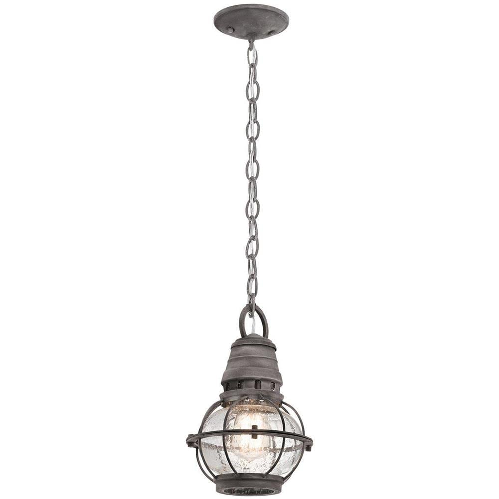 Lanterna A Catena Da Soffitto Da Esterno Piccola 1 Luce Zinco Ip44, E27 - Foto 1