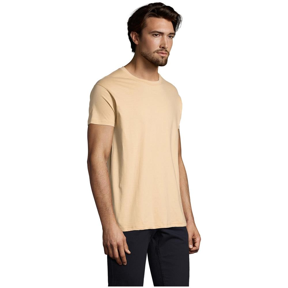T-shirt Girocollo Da Uomo Modello Imperiale Taglia Xl Colore Sabbia - Foto 3