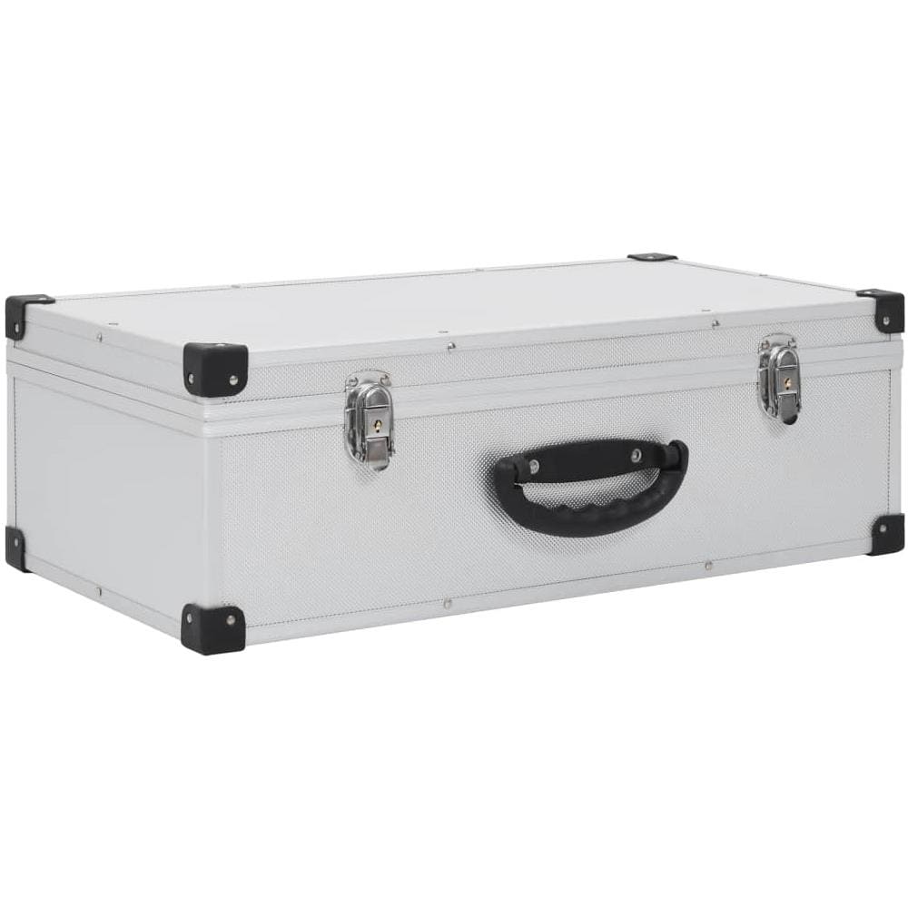 Custodia CD per 80 CD in Alluminio ABS Argento - Foto 1