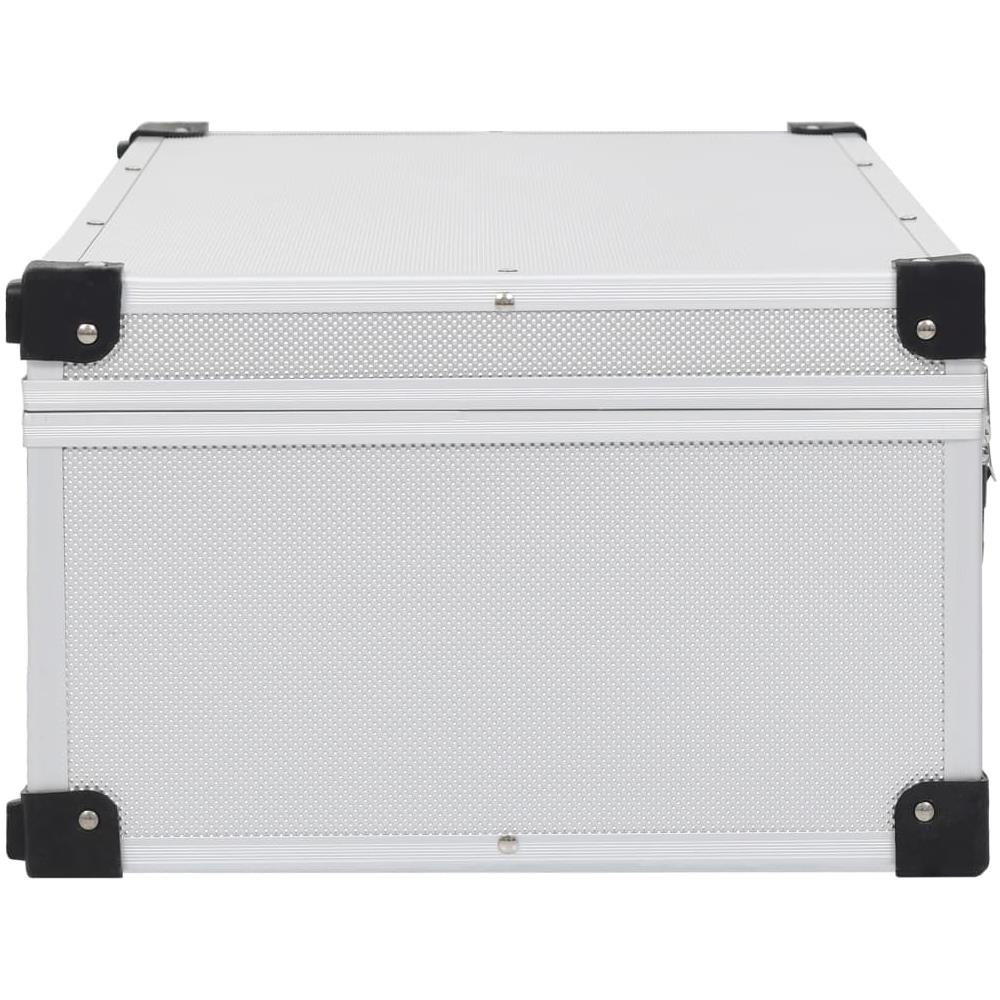 Custodia CD per 80 CD in Alluminio ABS Argento - Foto 7
