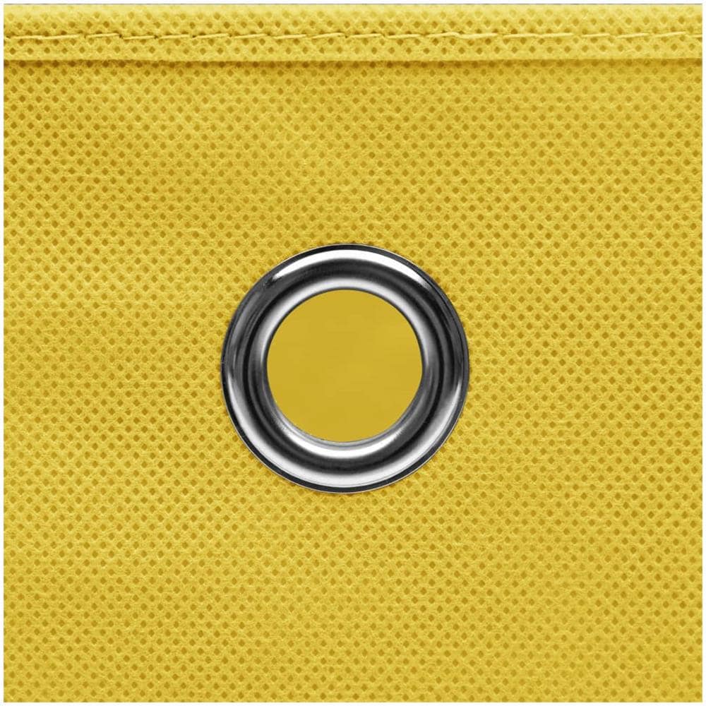 Contenitori con Coperchi 10 pz 28x28x28 cm Giallo - Foto 3