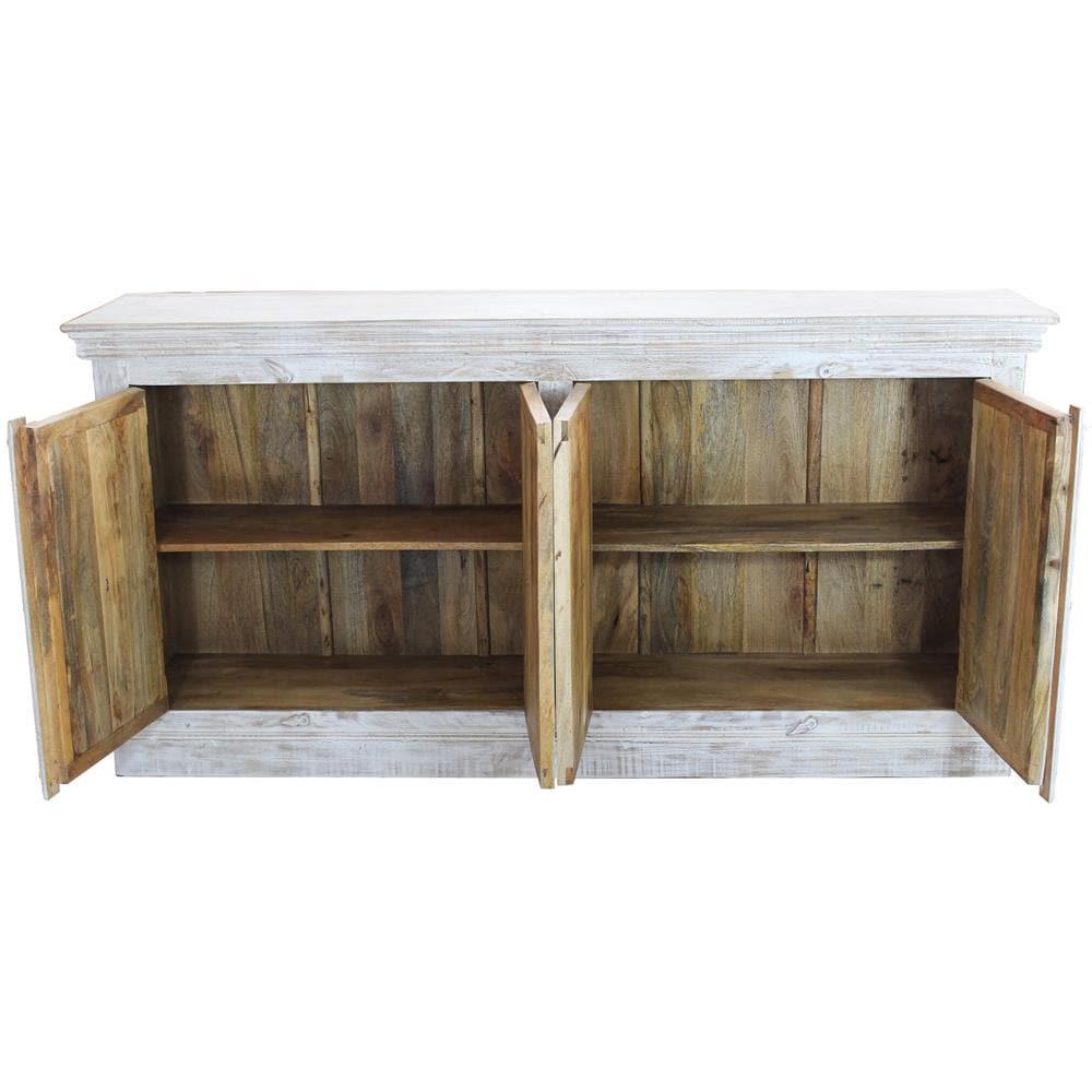 Eter - Madia Legno Di Mango Bianco - Foto 2