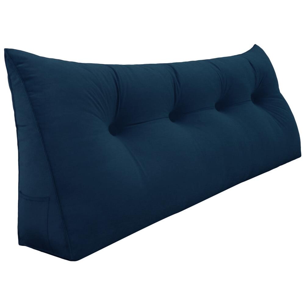 Cuscino A Cuneo Da Lettura Per Schienale, Cuscino Antireflusso Per Letto, Cuscini Gambe Lombare Di Supporto Per Divano, Grandi Testata Letto 140cm Lx20cm Px50cm A - Foto 1