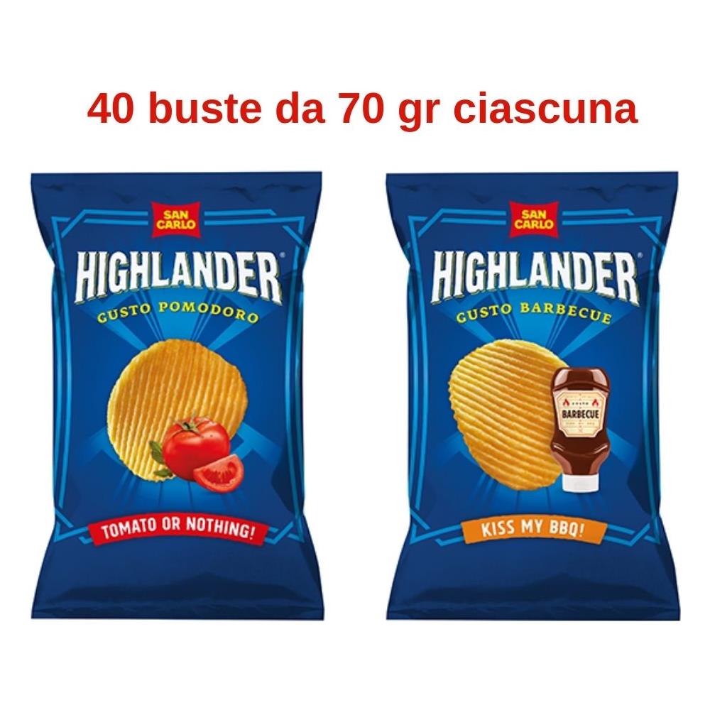 San Carlo Highlander Gusto Pomodoro E Barbecue 40 Buste Da 70 Gr - Foto 1