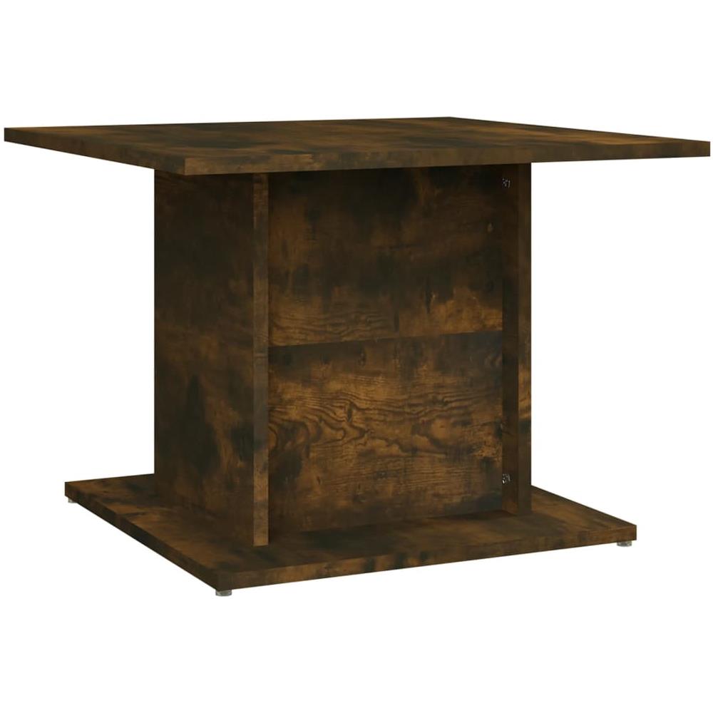 Tavolino Salotto Rovere Fumo 55,5x55,5x40cm Legno Multistrato - Foto 2