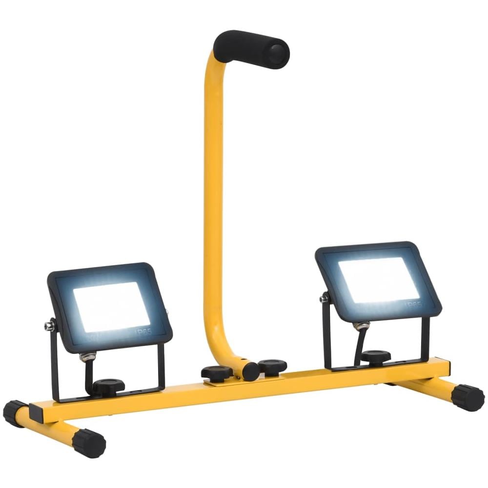 Faretto A Led Con Maniglia 2x20 W Bianco Freddo - Foto 1