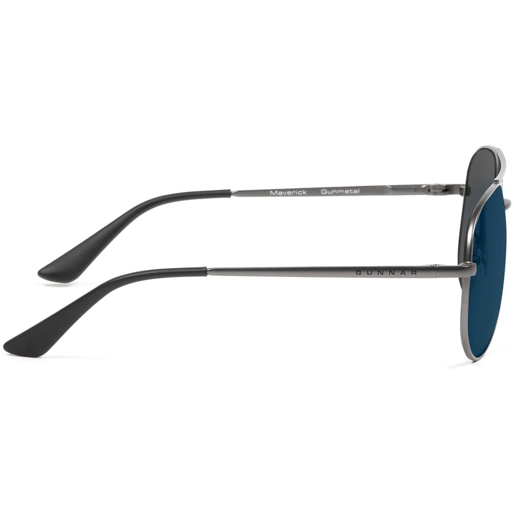 Occhiali Videogiochi E Computer | Modello: Maverick, Colore Del Cornice: Gunmetal, Tinta De Lenti: Sun (blocca 90% Luce Blu E 100% Uv Luce) | Luce Blu Bloccanti | Lente Brevettata - Foto 1