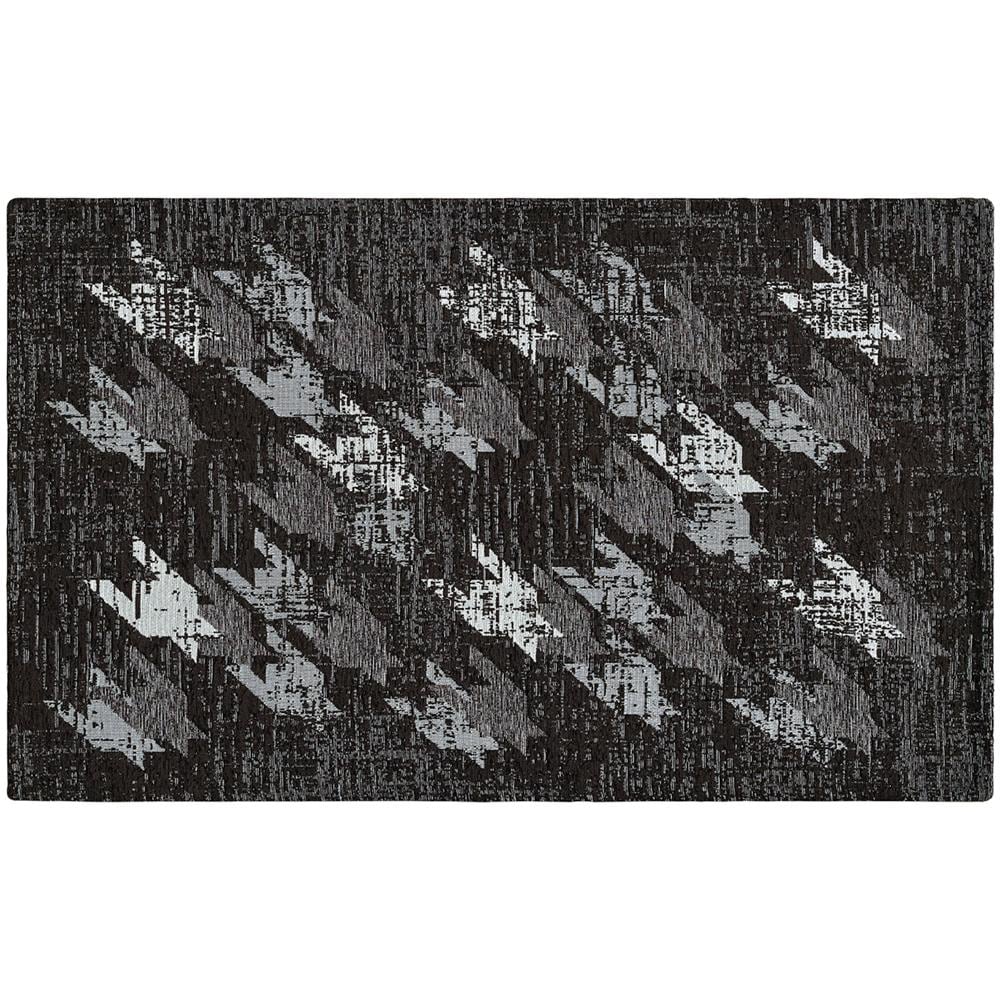Tappeto Arredo Salotto Antiscivolo Scendiletto Camera Dis. Galles By Suardi 175x240 Nero - Foto 1