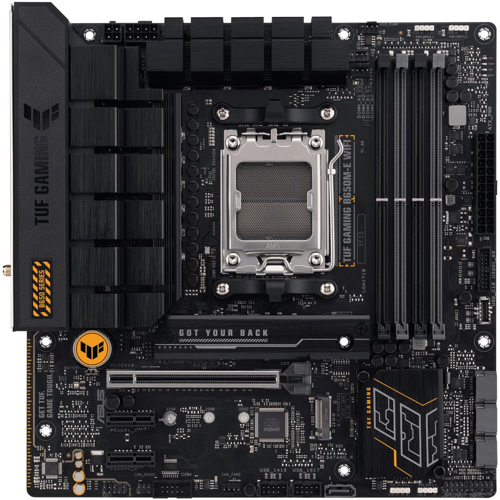 Scheda Madre TUF GAMING B650M-E WIFI Socket AM5 Chipset AMD B650 micro ATX - Foto 1