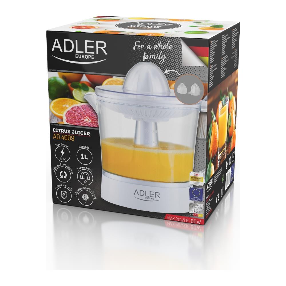 AD 4009 spremiagrumi elettrico 1 L 60 W Bianco - Foto 11