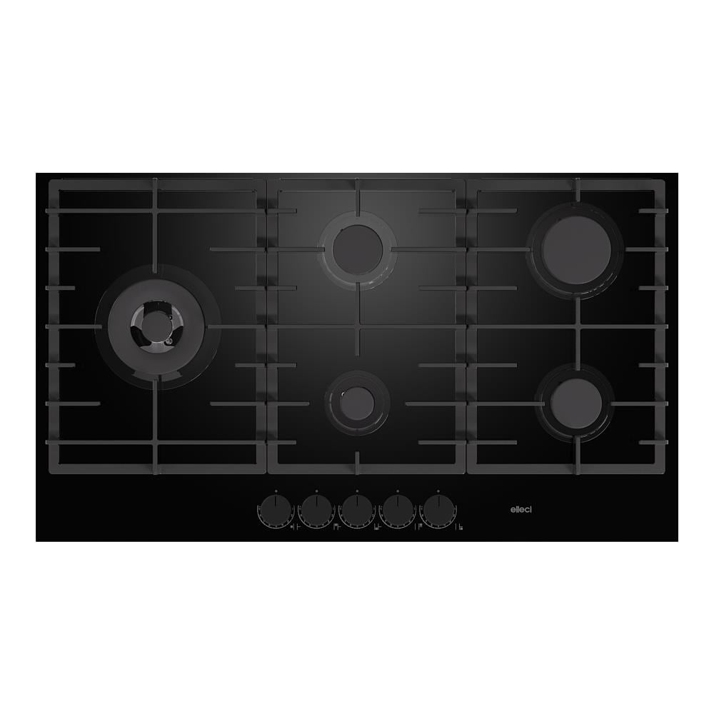 URBAN GAS ON GLASS 90 Nero Da incasso 90 cm 5 Fornello (i) - Foto 1