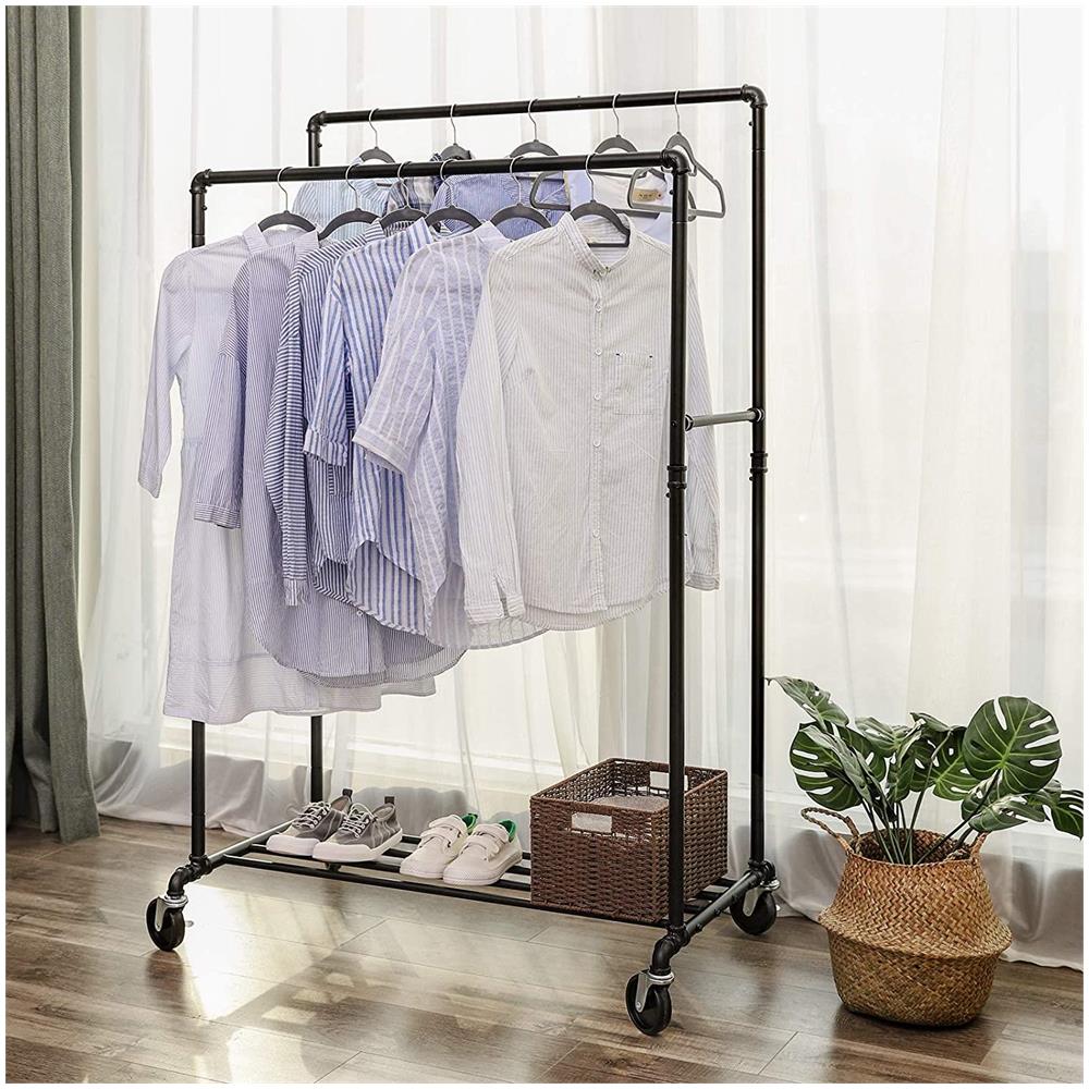 HSR60B Appendiabiti in ferro con ruote nere - Foto 7