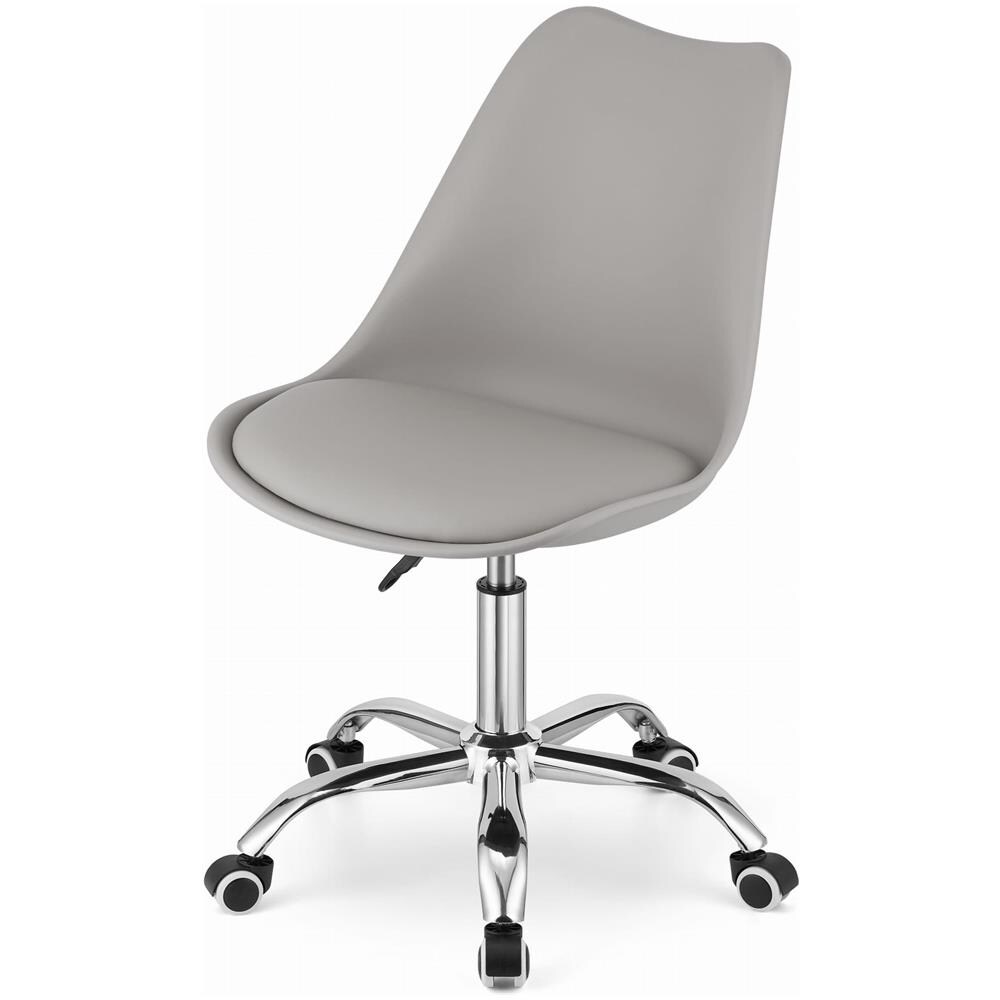 Sedia girevole VALORA ALBA - Ergonomica grigia per ufficio /cameretta dei bambini - Foto 5