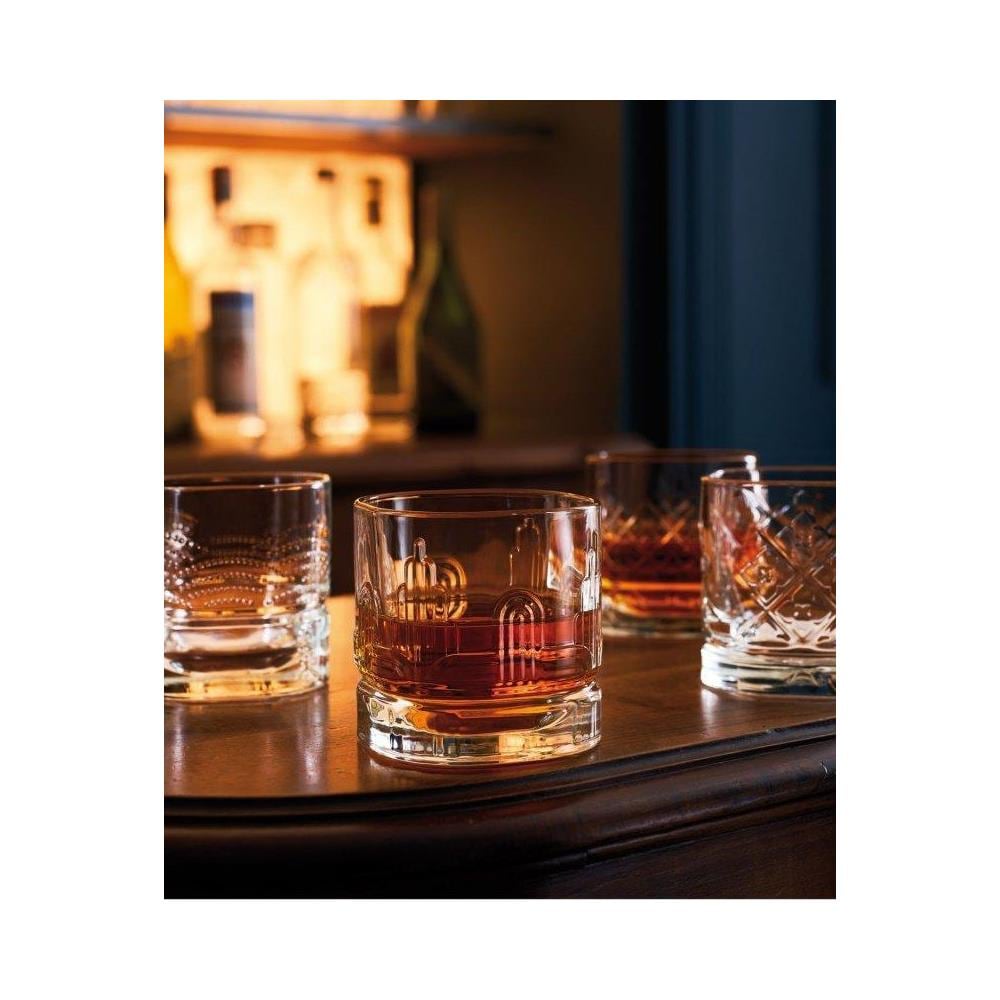 Bicchiere da whisky Dandy da 300 ml, elegante bicchiere quadrato - Foto 3