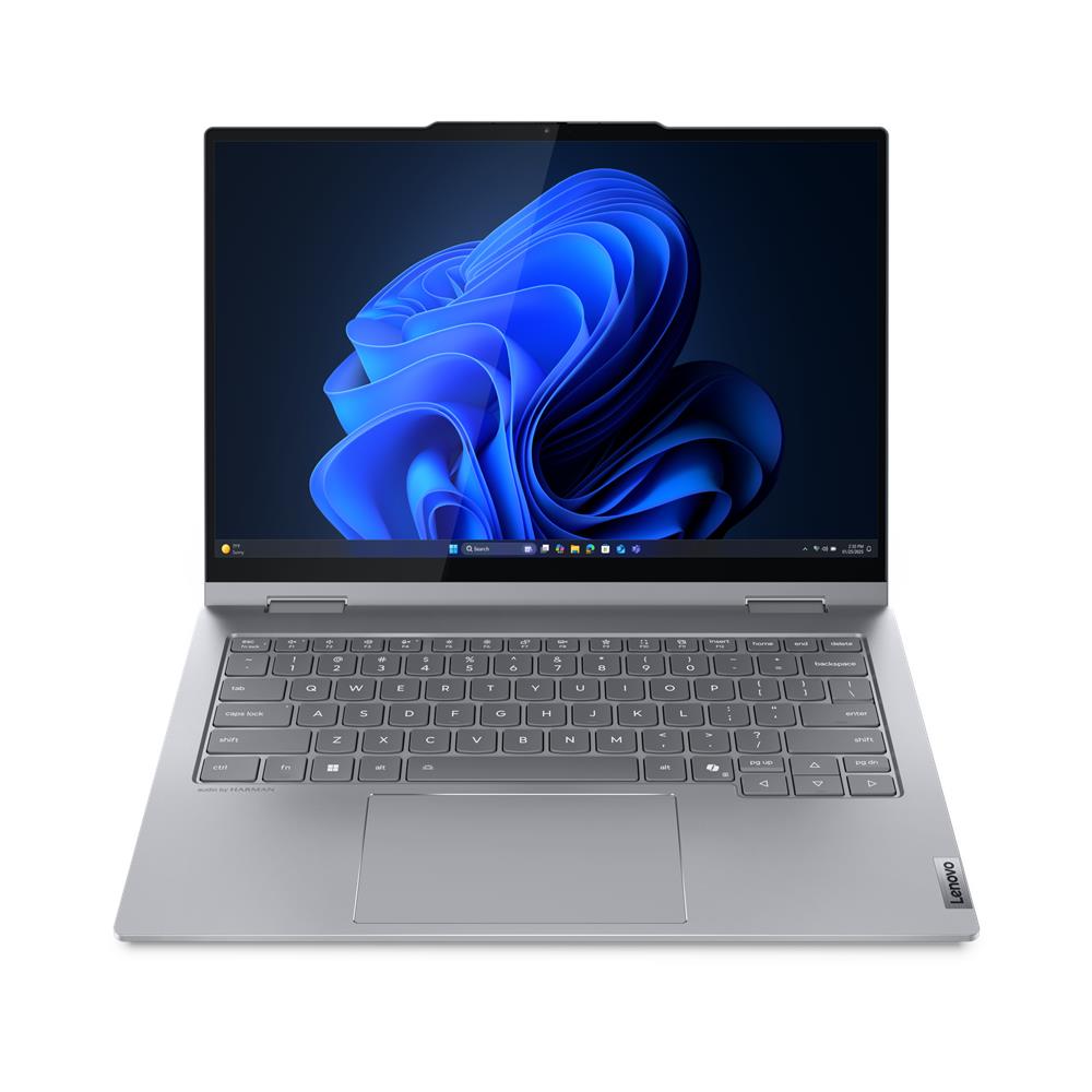 ThinkBook 14 2-in-1 G5 IAU Intel Core Ultra 5 225U Ibrido (2 in 1) 35,6 cm (14") Touch screen WUXGA 32 GB DDR5-SDRAM 512 GB SSD Wi-Fi 6E (802.11ax) Windows 11 Pro Tedesco Grigio - Foto 1