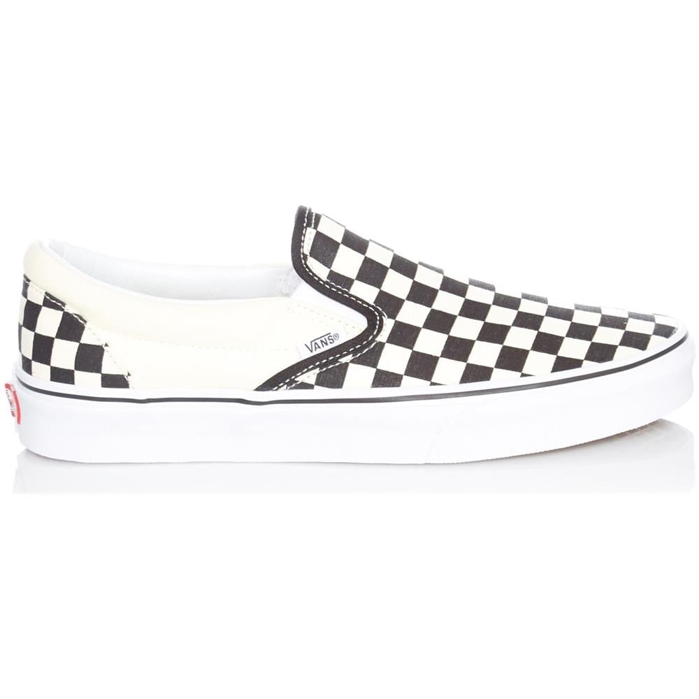 Scarpe Slip-on Classic Nero Bianco Checkerboard (eu 48 / Us 14, Bianco) - Foto 2