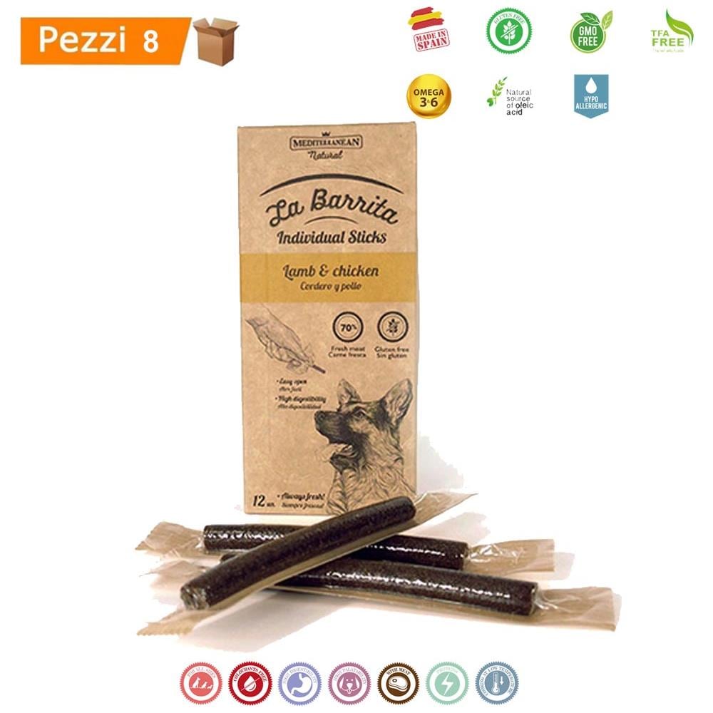 Multipack Da 8 Scatole La Barrita Snack Per Cani Pollo & Agnello 12 Barrette Da 150 Gr - Foto 1
