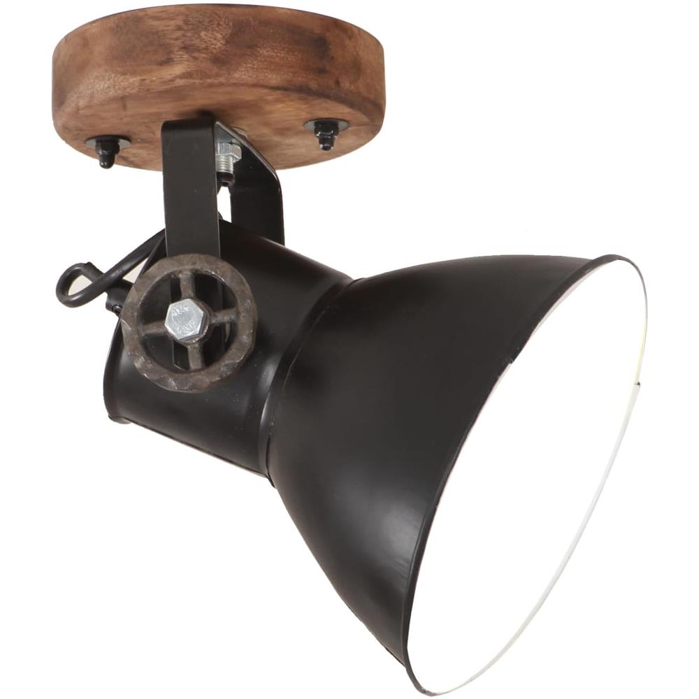 Lampade da Parete / Soffitto 2 pz Industriale Nere 20x25 cm E27 - Foto 2