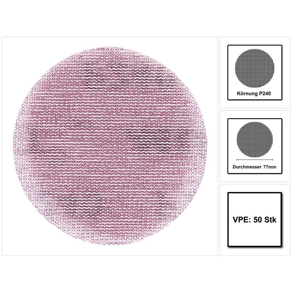 Abranet Disco Abrasivo Grip 77mm / P240 - 50 Pezzi (5420305025)  - Foto 1