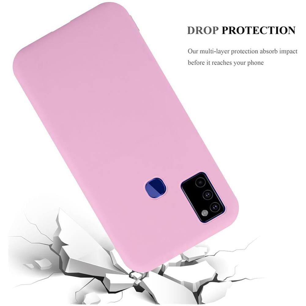 Custodia Compatibile Con Samsung Galaxy M51 In Candy Rosa - Coperchio Protettivo In Silicone Tpu Flessibile - Foto 8