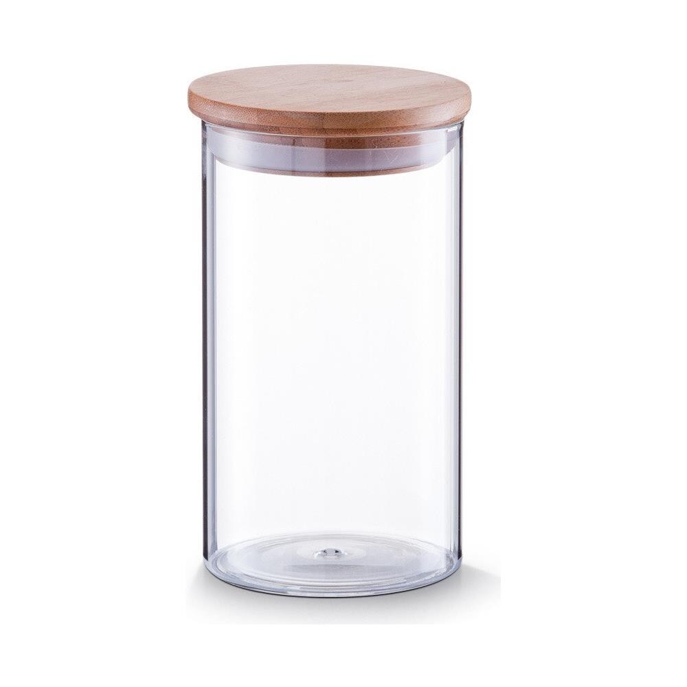 Contenitore In Vetro Con Coperchio In Bambù, 1000ml, - Foto 1