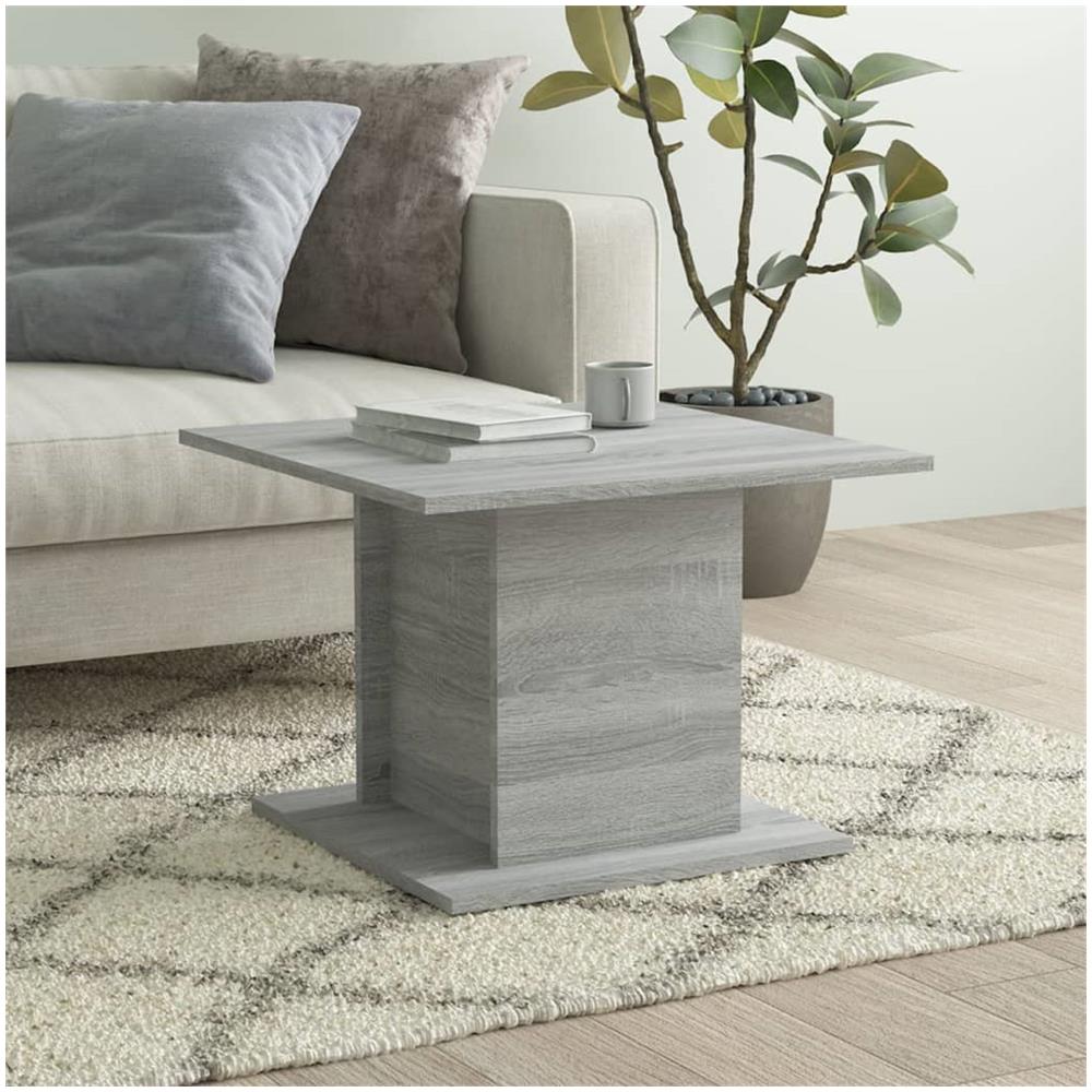 Tavolino da Salotto Grigio Sonoma 55,5x55,5x40 cm in Truciolato - Foto 1
