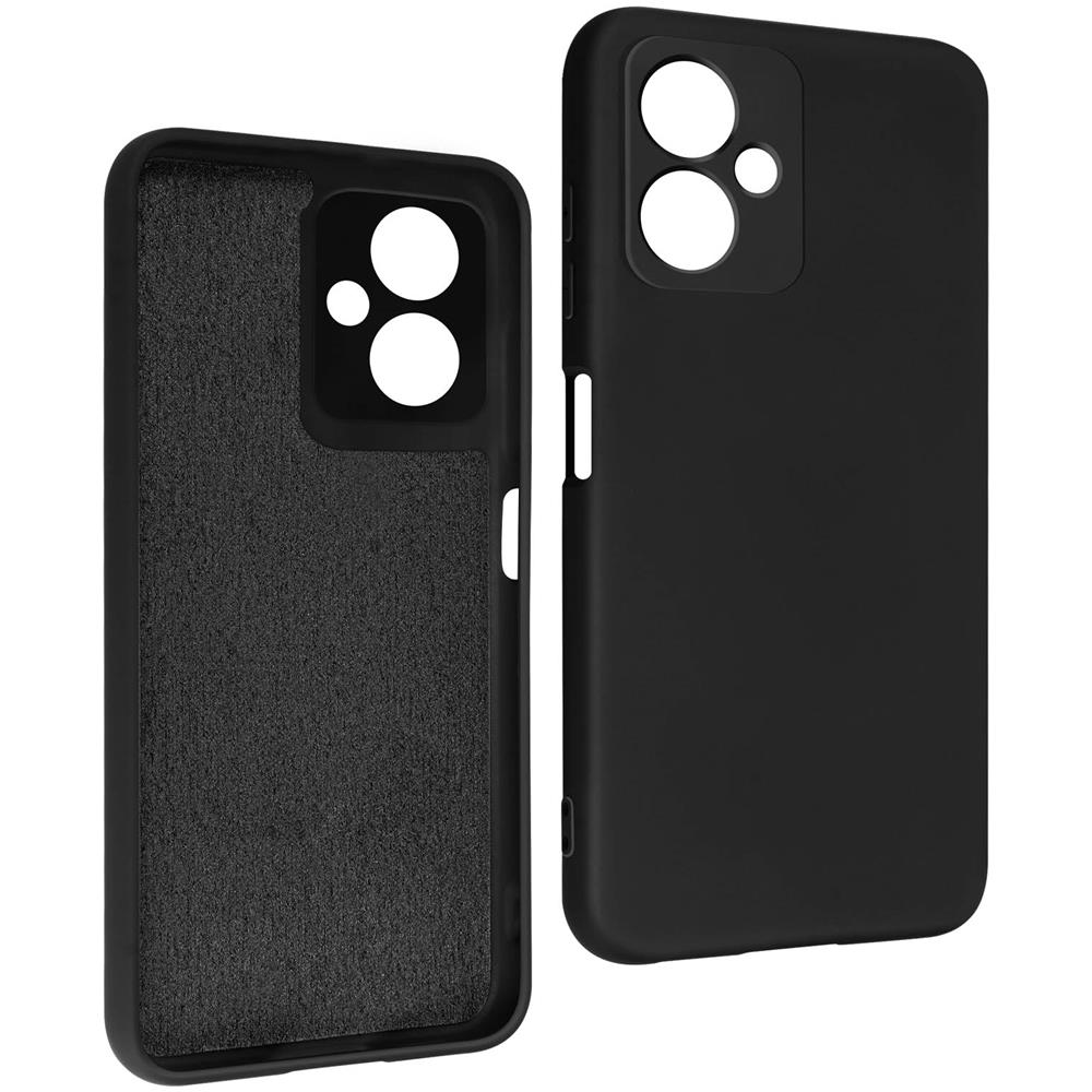 Cover Xiaomi Redmi Note 12 5g Silicone Semirigido Finitura Soft-touch Nera - Foto 1