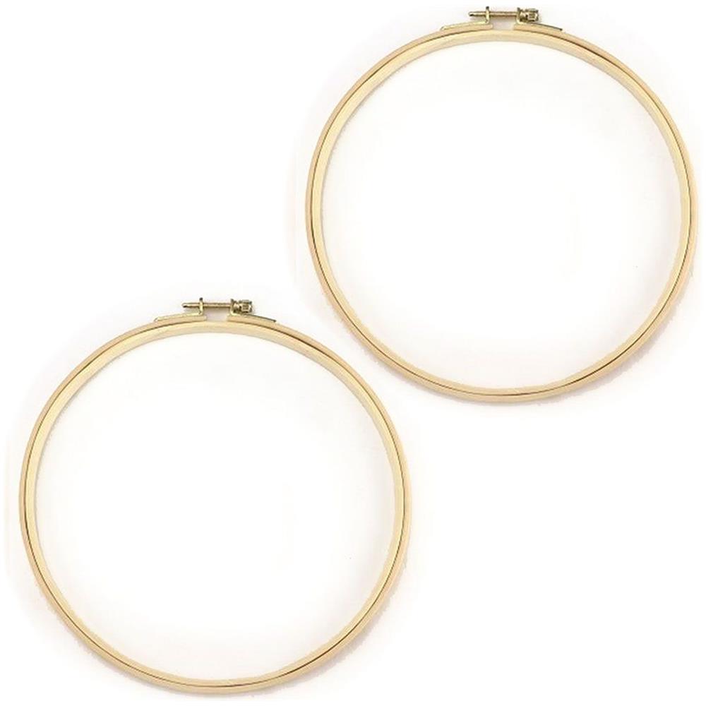 2 Telai Da Ricamo In Legno Ø 15 Cm - Foto 1