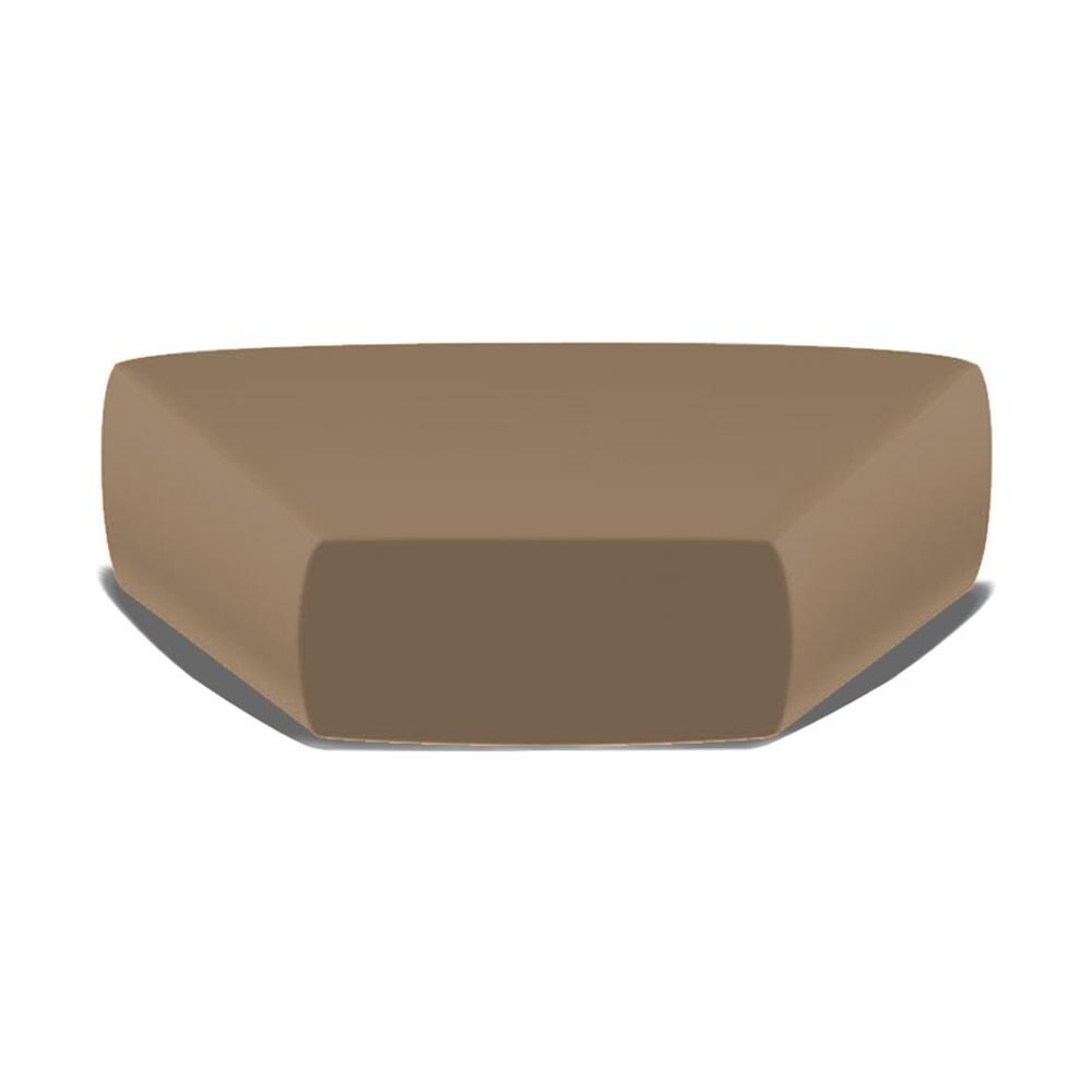 Copriseduta Per Divano Elasticizzato Antimacchia Genius In Tinta Unita Ang Spicchio Tortora 1019 - Foto 1