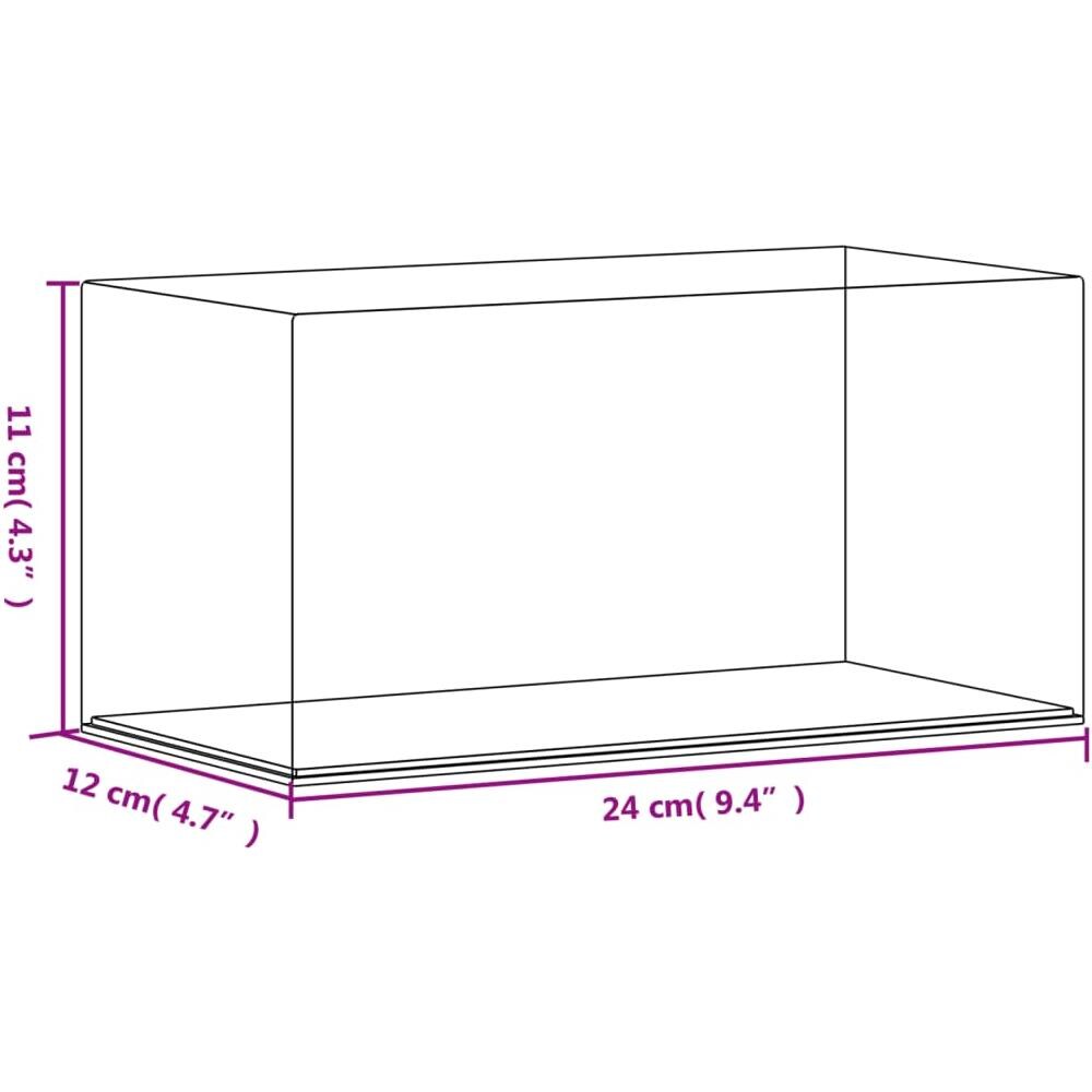 Scatola Espositiva Trasparente 24x12x11 Cm In Acrilico - Foto 5