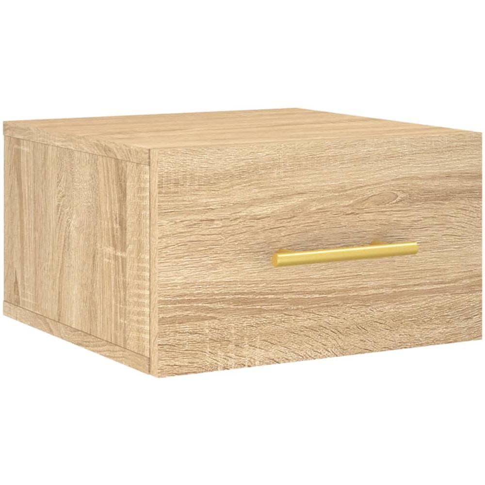 Comodino A Muro Rovere Sonoma 35x35x20 Cm - Foto 2