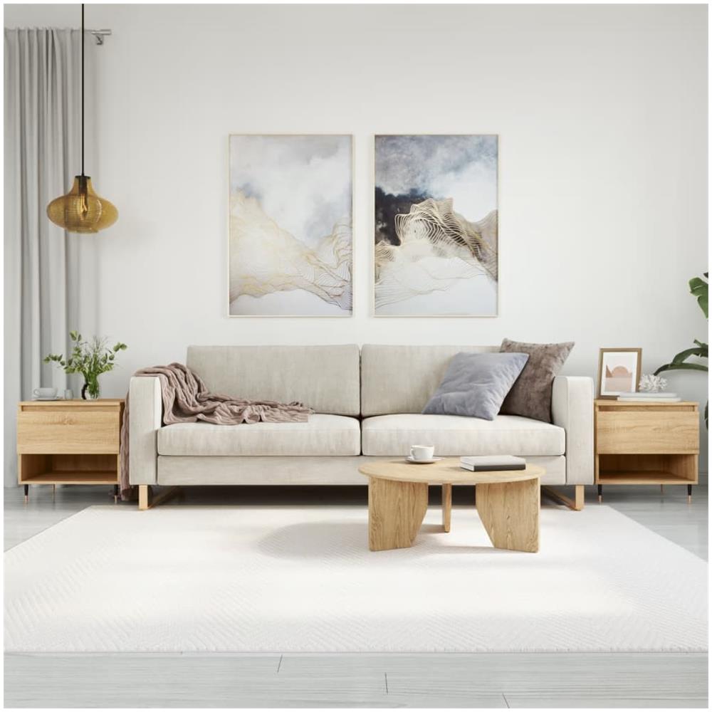 Tavolini Salotto 2pz Rovere Sonoma 50x46x50cm Legno Multistrato - Foto 1