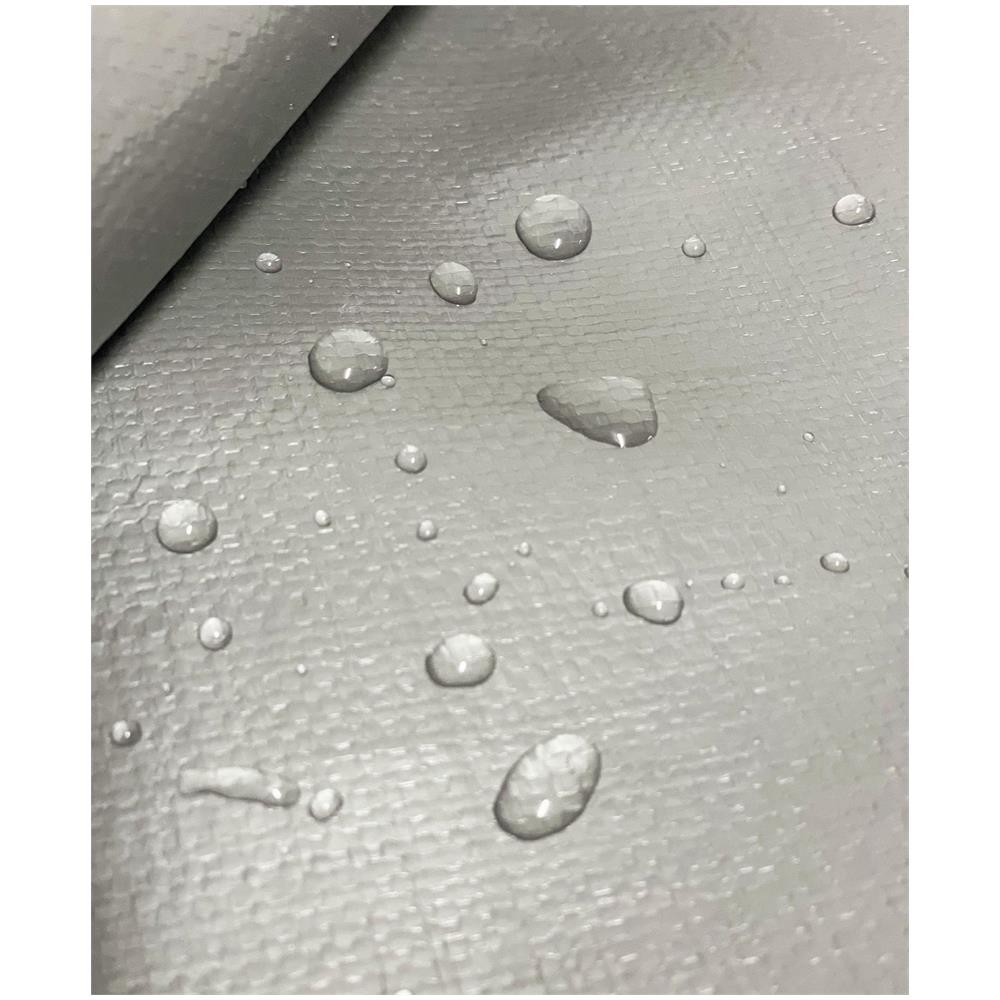 Telo impermeabile da Esterno 6x12 mt 260 gr /m² | Telone Occhiellato In Polietilene Rinforzato Antistrappo con Occhielli Antiruggine, Angoli Rinforzati e Corda Perimetrale - Foto 5