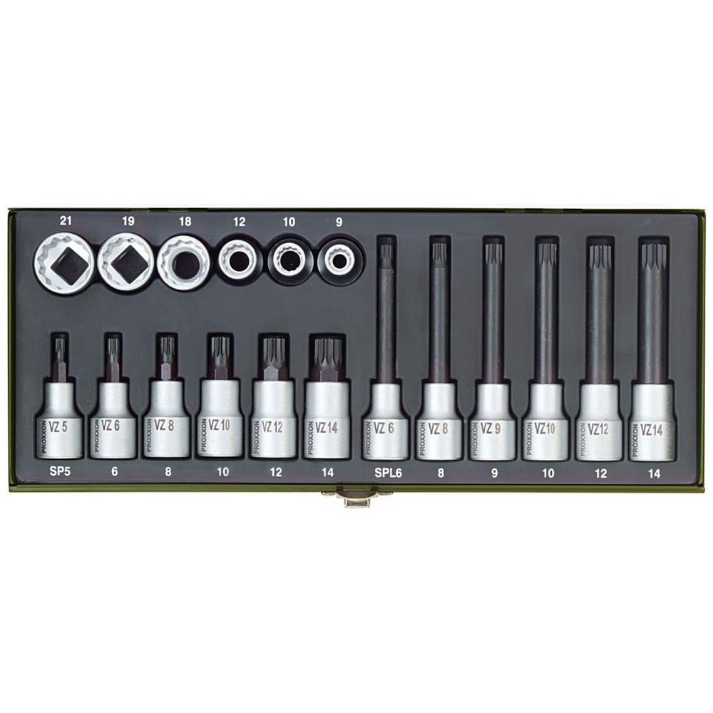 23296 - Set Speciale Chiavi A Tubo Per Vite Multidenti Xzn, 18 Pezzi - Foto 1