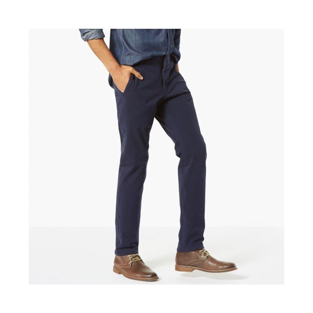 Pantaloni Alpha Khaki Smart 360 Flex Slim Tapered L34 Abbigliamento Uomo W40-l34 - Foto 1