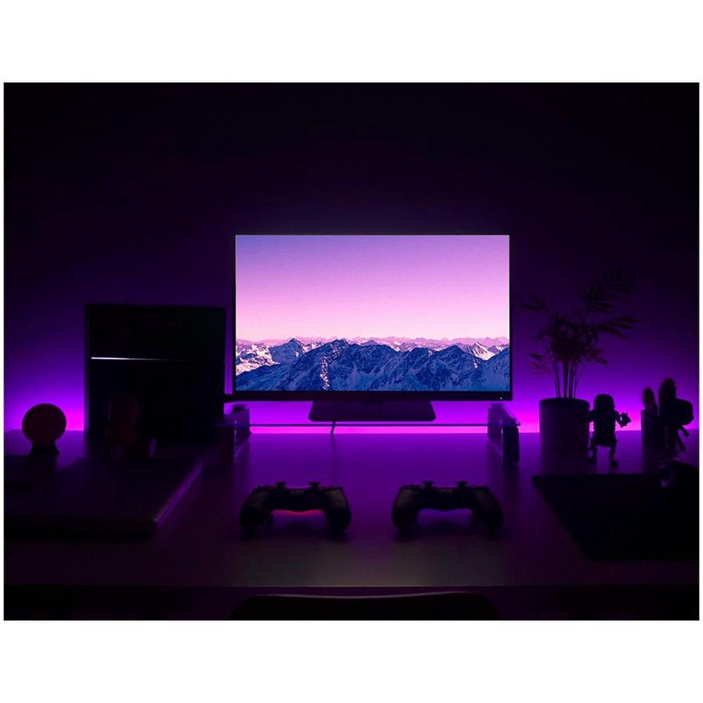 Striscia Led Deltaco Gaming, 2x50cm, 12 Colori Diversi, Rgb, Telecomando, Usb - Foto 7