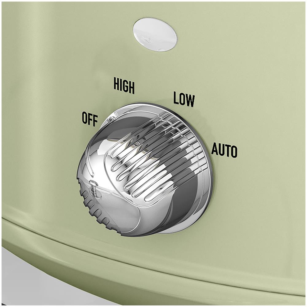 Swan Sf17021gn Retro Slow Cooker 3,5l Pentola Rimovibile In Ceramica Antiaderente Senza Pfoa 200w Verde - Foto 2