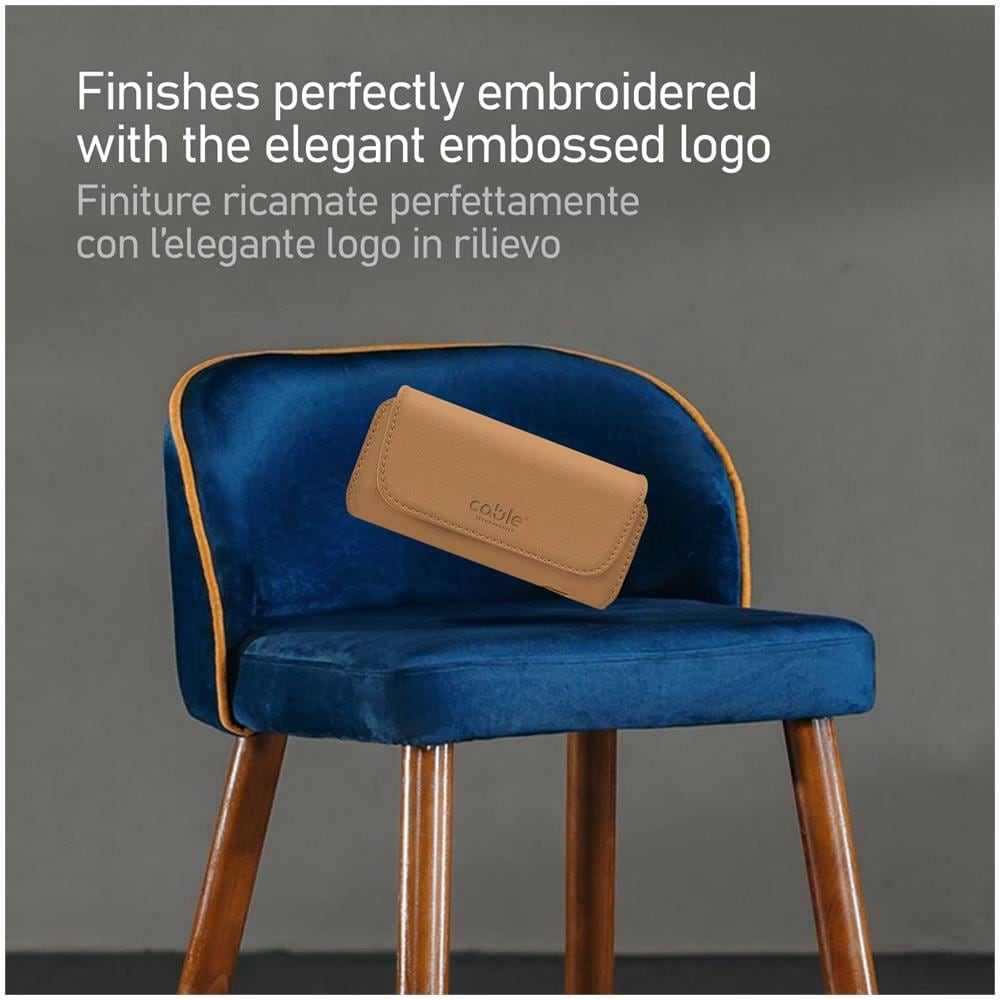 Custodia In Eco-pelle Di Alta Qualità Per Iqos 3/3 Duo / 2.4/2.4 Plus, Astuccio In Tela E Pelle Pu, organizer Iqos, Cover / borsello Sigaretta Elettronica, accessori (biscotto) - Foto 2