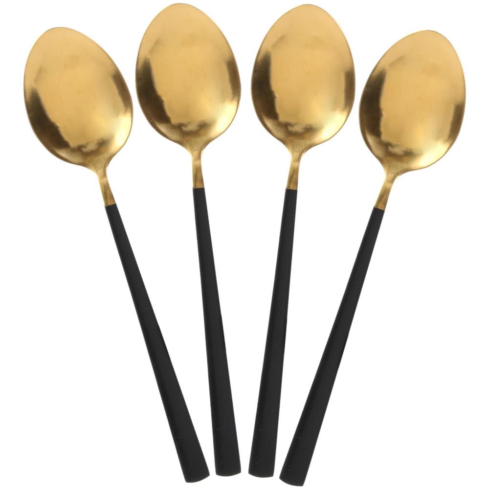 Set Di Posate Cerise 16 Pezzi Oro Nero - Foto 2