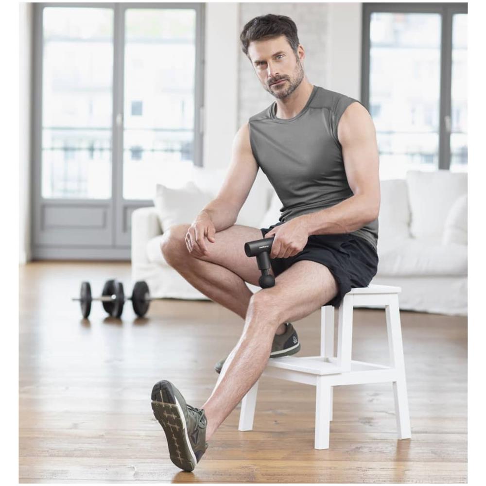 Mg 150 Mini Pistola Da Massaggio Con 6 Testine Massaggianti E 5 Livelli Di Vibrazione - Foto 1