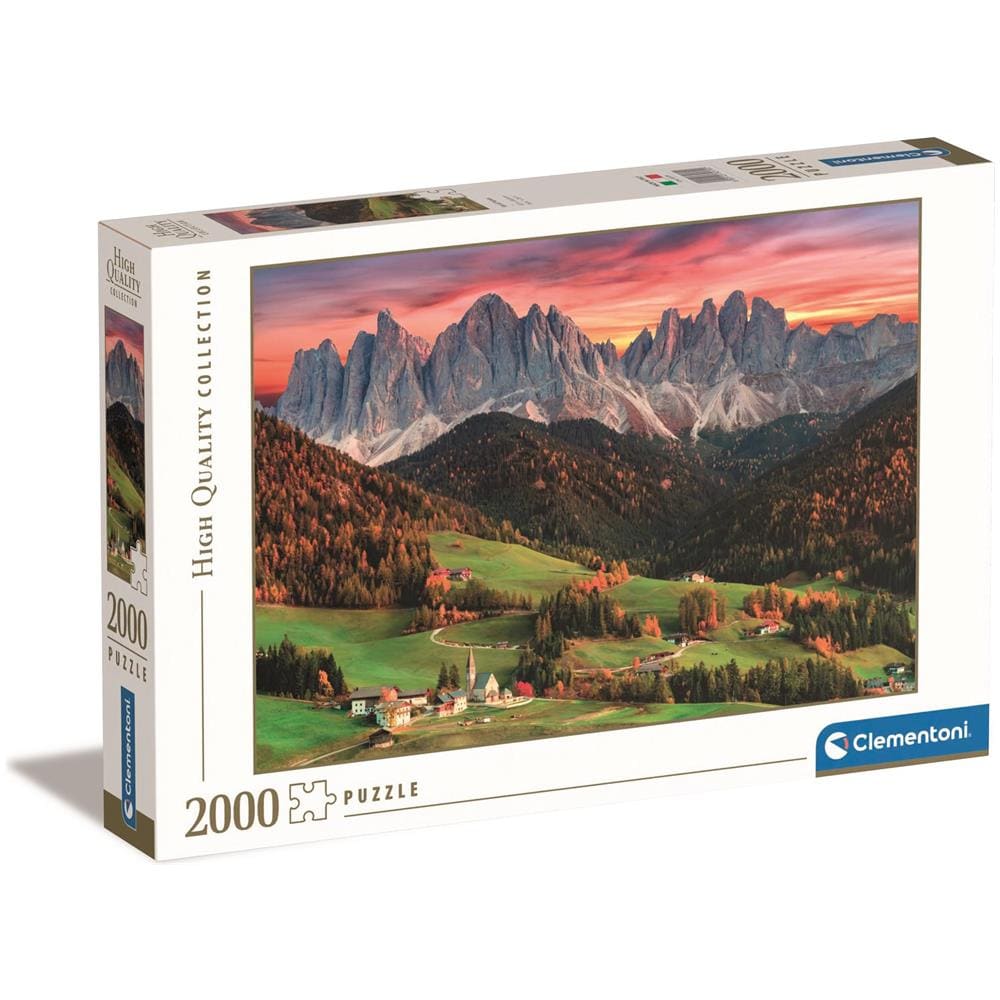 : Puzzle Made In Italy 2000 Pezzi High Quality Collection Val Di Funes - Foto 1