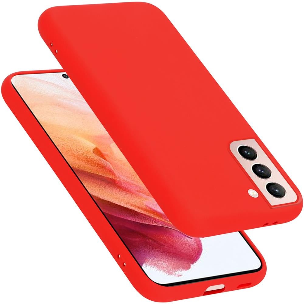 Custodia Compatibile Con Samsung Galaxy S22 In Liquid Rosso - Coperchio Protettivo In Silicone Tpu Flessibile - Foto 1