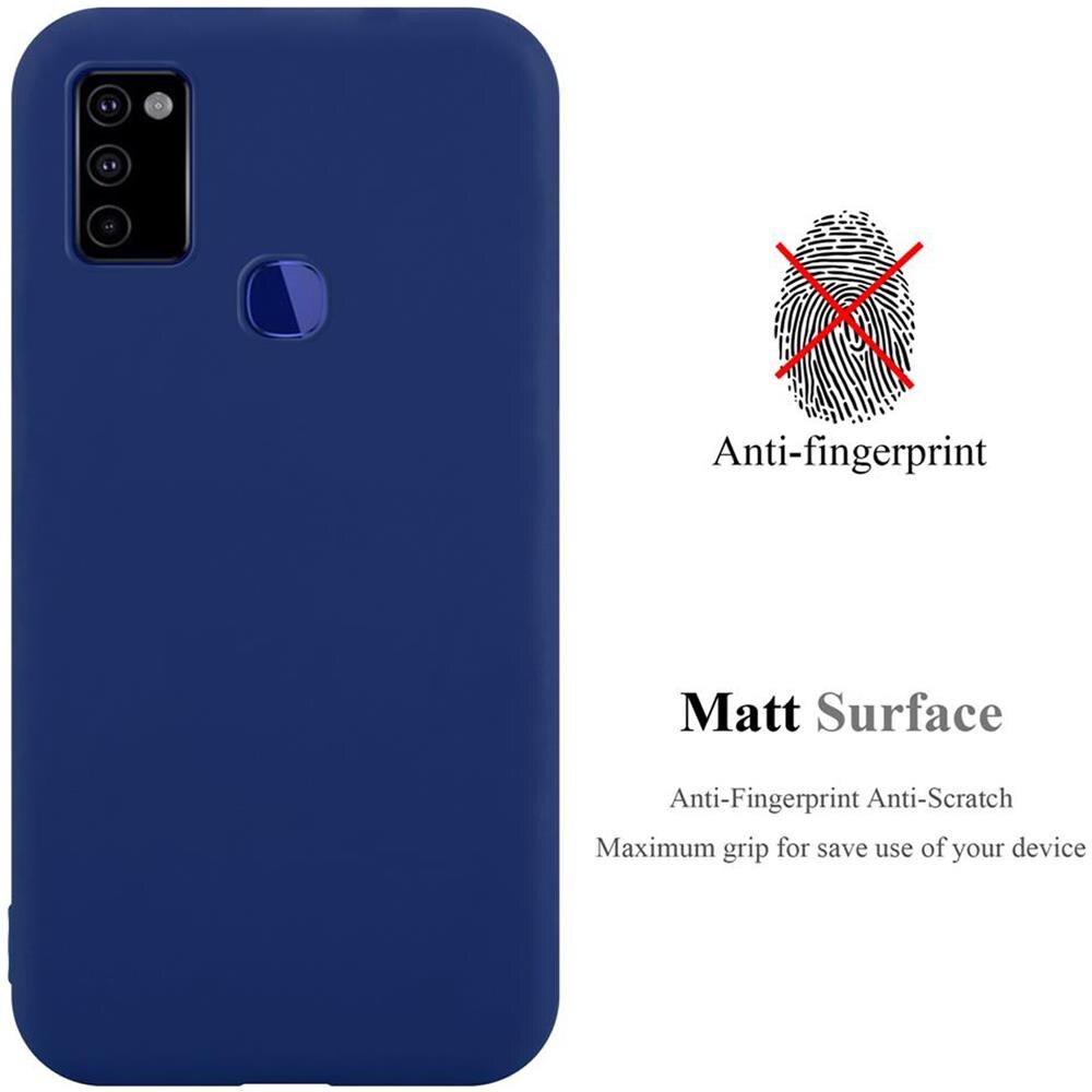 Custodia Compatibile Con Samsung Galaxy M51 In Candy Blu Scuro - Coperchio Protettivo In Silicone Tpu Flessibile - Foto 2