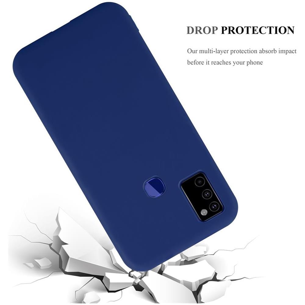 Custodia Compatibile Con Samsung Galaxy M51 In Candy Blu Scuro - Coperchio Protettivo In Silicone Tpu Flessibile - Foto 8