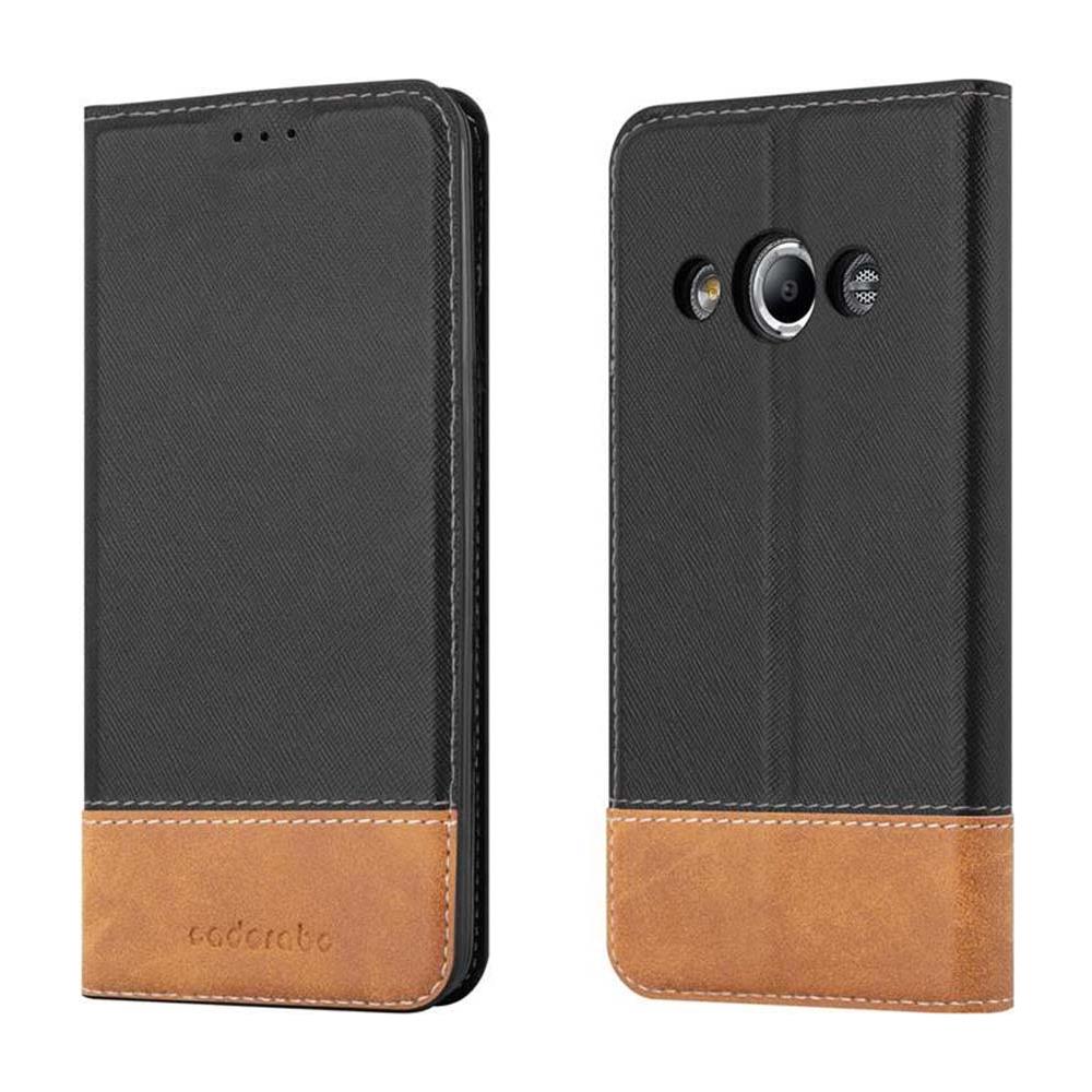 Cadorabo Custodia Compatibile Con Samsung Galaxy Xcover 3 In Nero Marrone - Coperchio Protettiva Con Chiusura Magnetica, Funzione Stand E Tasca Per Le Carte - Foto 8