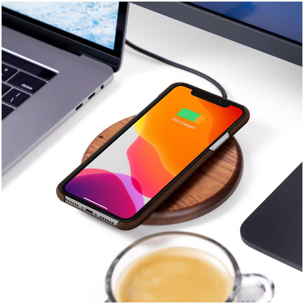 Cover Iphone 11 Pro Como Case Similpelle Marrone - Foto 5