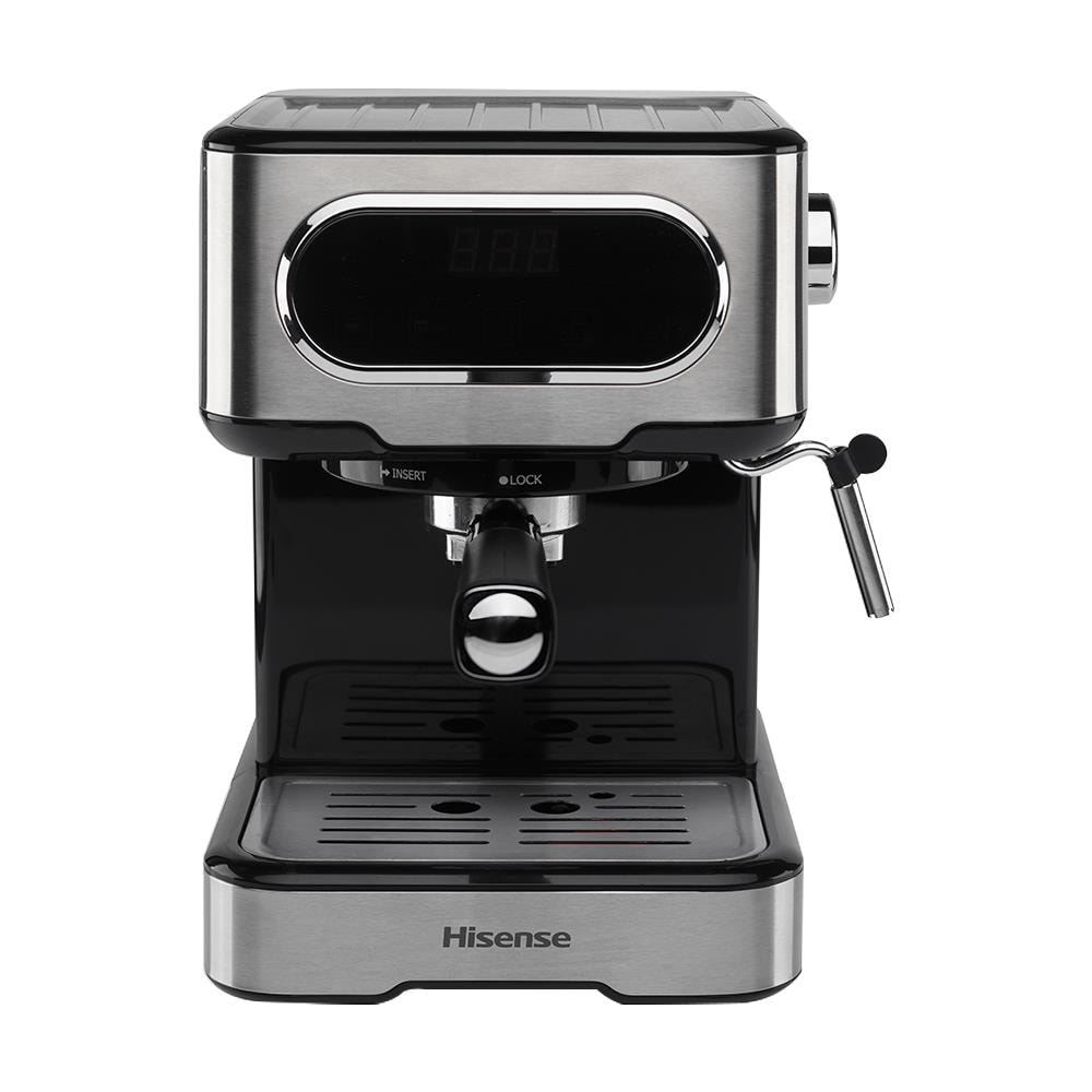 Macchina da Caffè Manuale HSCM15DBK 15 Bar Capacità 1,5 Litri Lancia Vapore Potenza 1100 Watt Schermo Touch Inox - Foto 1