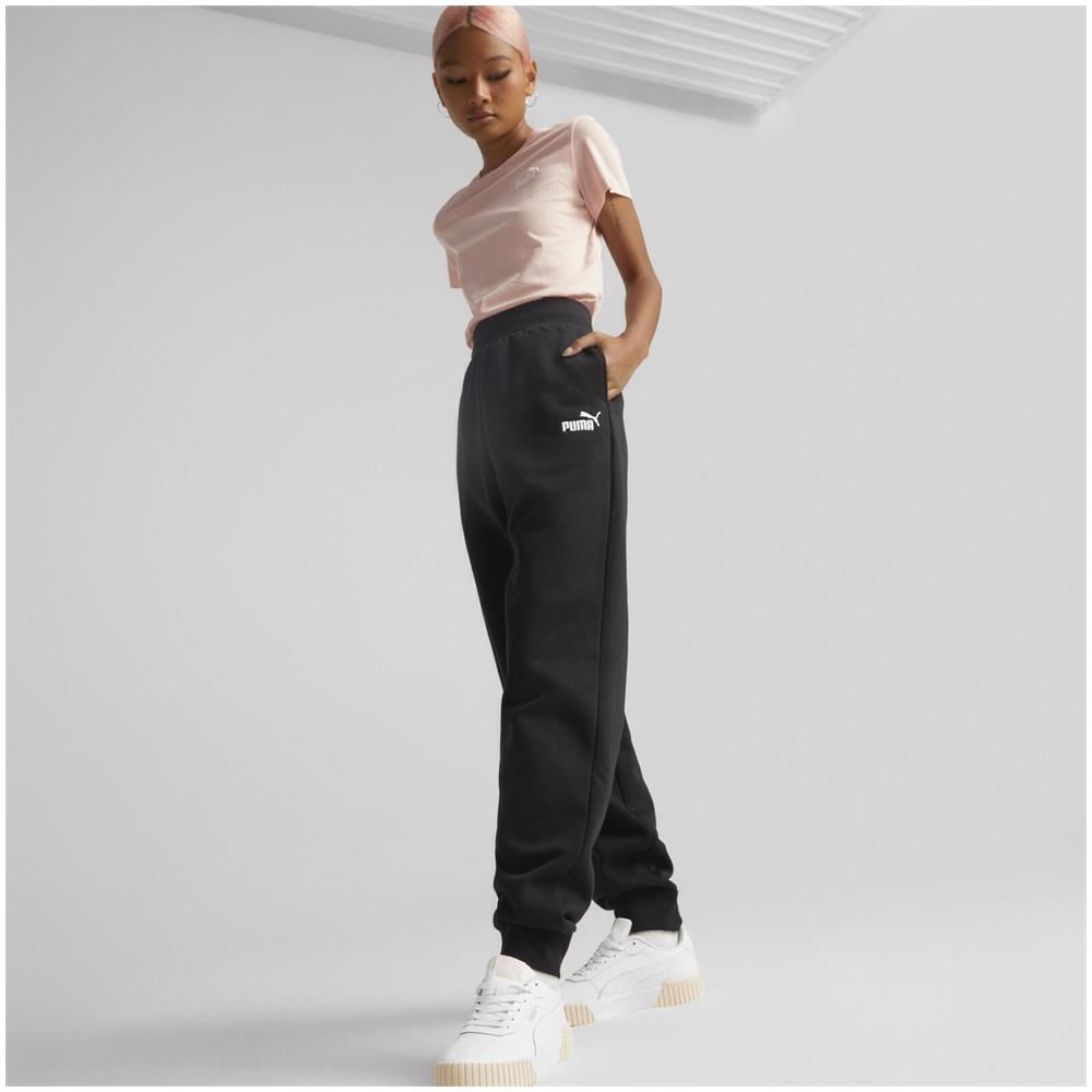 Ess Embroidery High-waist Pants Fl 67000701, Donne, Nero, M - Foto 2